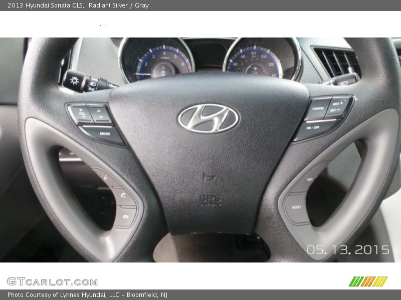 Radiant Silver / Gray 2013 Hyundai Sonata GLS