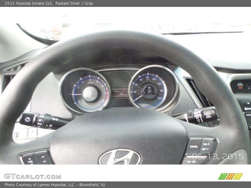 Radiant Silver / Gray 2013 Hyundai Sonata GLS