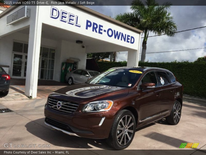 Rich Java Metallic / Soft Beige 2015 Volvo XC60 T5 Drive-E