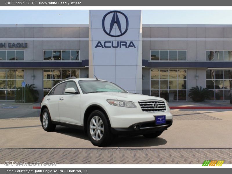 Ivory White Pearl / Wheat 2006 Infiniti FX 35