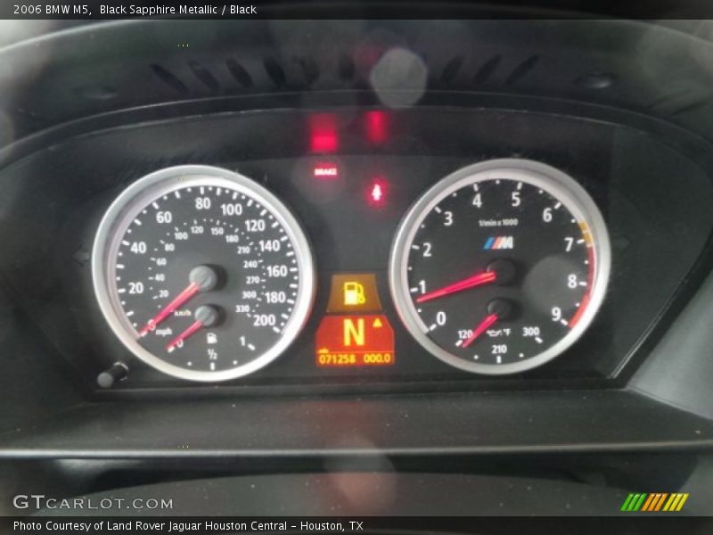 Black Sapphire Metallic / Black 2006 BMW M5
