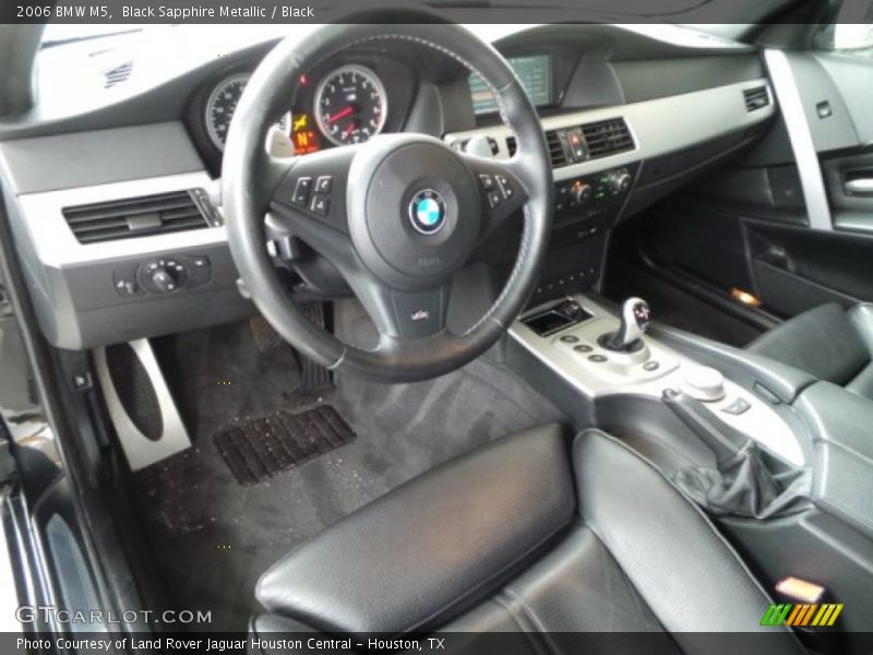 Black Sapphire Metallic / Black 2006 BMW M5