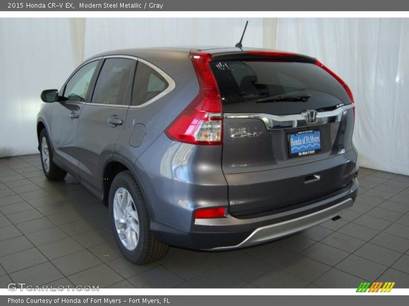 Modern Steel Metallic / Gray 2015 Honda CR-V EX