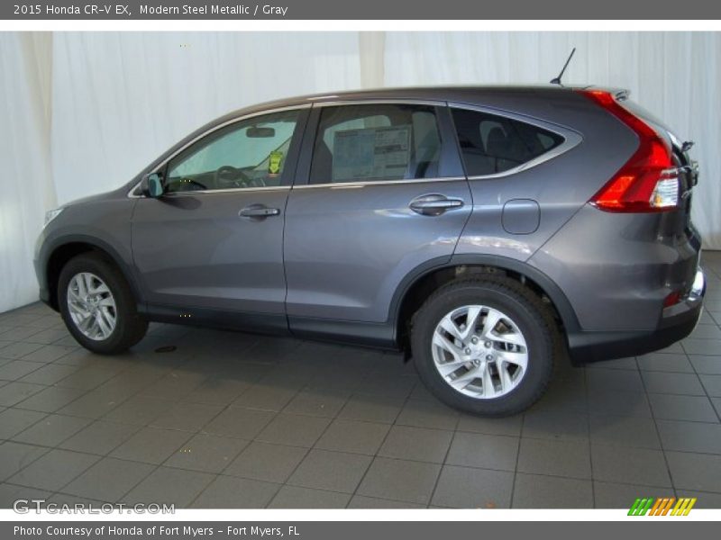 Modern Steel Metallic / Gray 2015 Honda CR-V EX