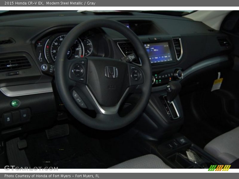 Modern Steel Metallic / Gray 2015 Honda CR-V EX