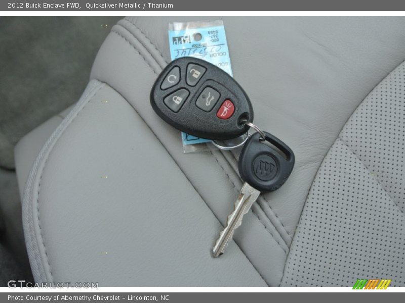 Quicksilver Metallic / Titanium 2012 Buick Enclave FWD