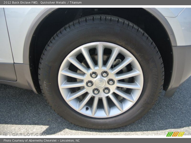 Quicksilver Metallic / Titanium 2012 Buick Enclave FWD