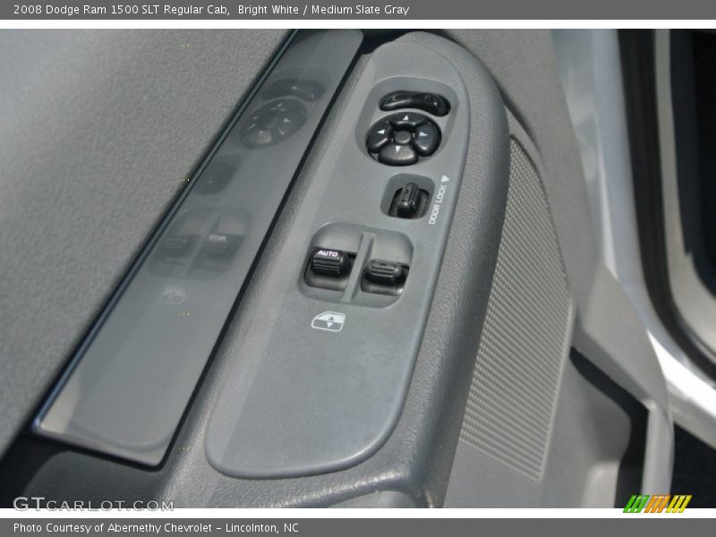 Bright White / Medium Slate Gray 2008 Dodge Ram 1500 SLT Regular Cab