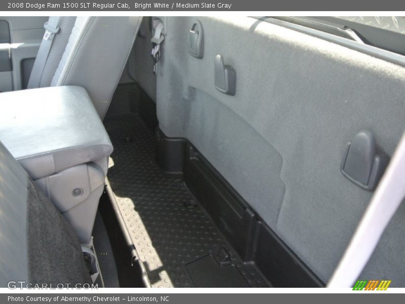 Bright White / Medium Slate Gray 2008 Dodge Ram 1500 SLT Regular Cab