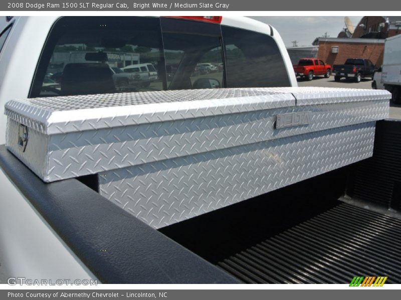 Bright White / Medium Slate Gray 2008 Dodge Ram 1500 SLT Regular Cab