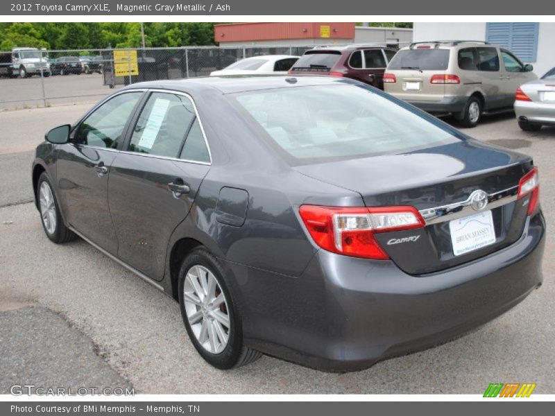 Magnetic Gray Metallic / Ash 2012 Toyota Camry XLE