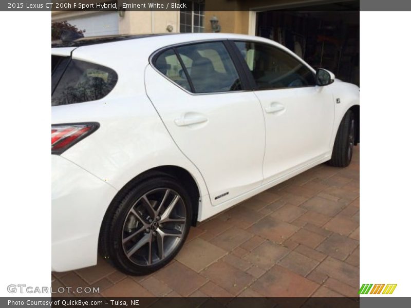 Eminent White / Black 2015 Lexus CT 200h F Sport Hybrid