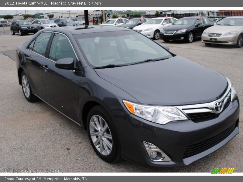 Magnetic Gray Metallic / Ash 2012 Toyota Camry XLE