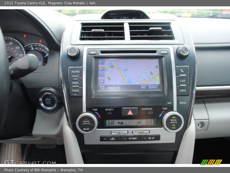 Magnetic Gray Metallic / Ash 2012 Toyota Camry XLE