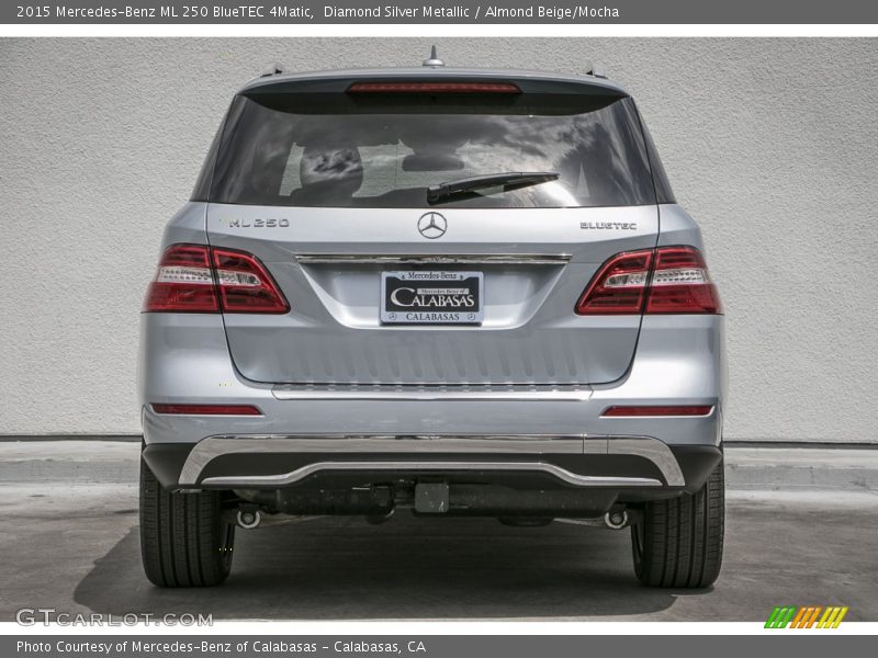 Diamond Silver Metallic / Almond Beige/Mocha 2015 Mercedes-Benz ML 250 BlueTEC 4Matic