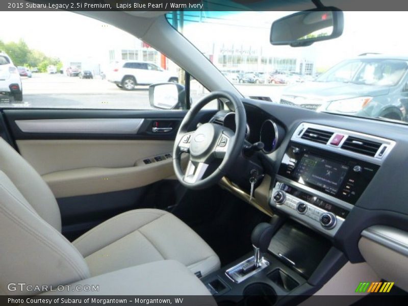 Lapis Blue Pearl / Warm Ivory 2015 Subaru Legacy 2.5i Premium