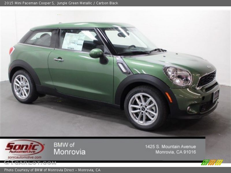 Jungle Green Metallic / Carbon Black 2015 Mini Paceman Cooper S
