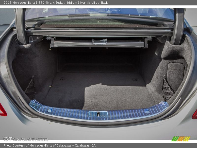 Iridium Silver Metallic / Black 2015 Mercedes-Benz S 550 4Matic Sedan