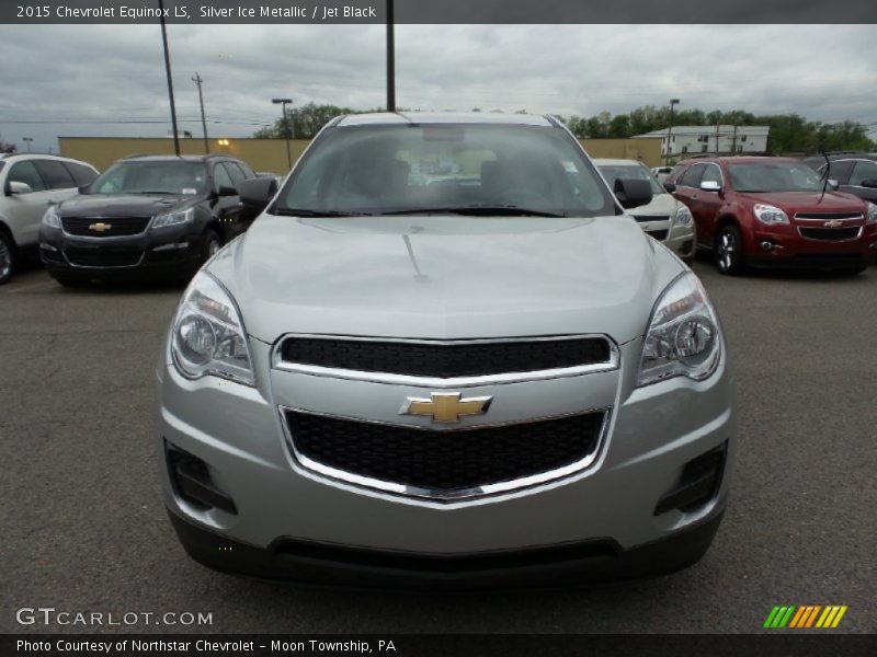 Silver Ice Metallic / Jet Black 2015 Chevrolet Equinox LS