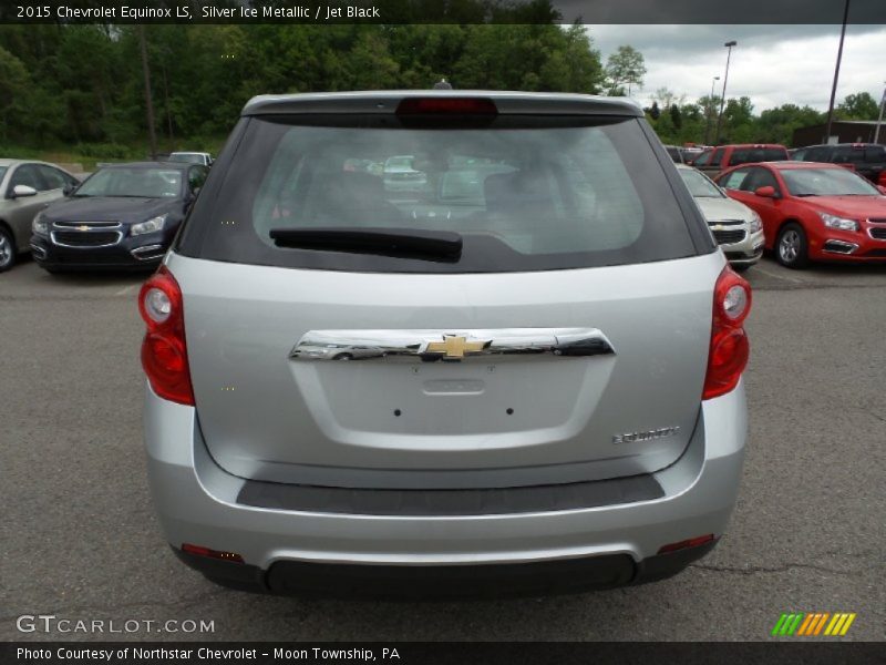 Silver Ice Metallic / Jet Black 2015 Chevrolet Equinox LS