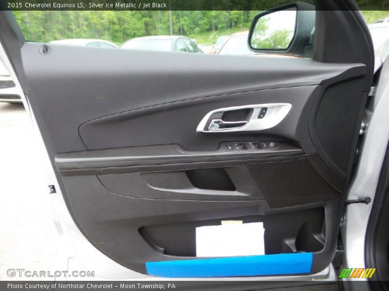 Silver Ice Metallic / Jet Black 2015 Chevrolet Equinox LS