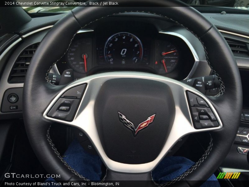 Black / Jet Black 2014 Chevrolet Corvette Stingray Convertible