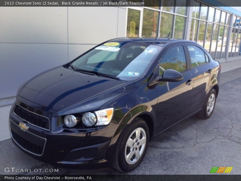 Black Granite Metallic / Jet Black/Dark Titanium 2013 Chevrolet Sonic LS Sedan