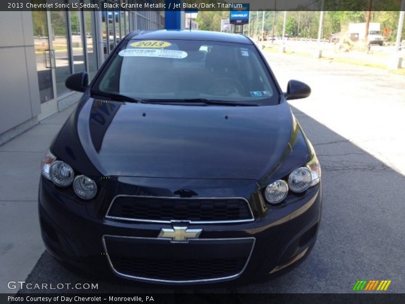 Black Granite Metallic / Jet Black/Dark Titanium 2013 Chevrolet Sonic LS Sedan
