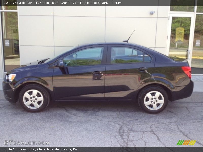 Black Granite Metallic / Jet Black/Dark Titanium 2013 Chevrolet Sonic LS Sedan