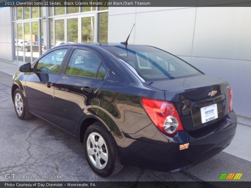 Black Granite Metallic / Jet Black/Dark Titanium 2013 Chevrolet Sonic LS Sedan