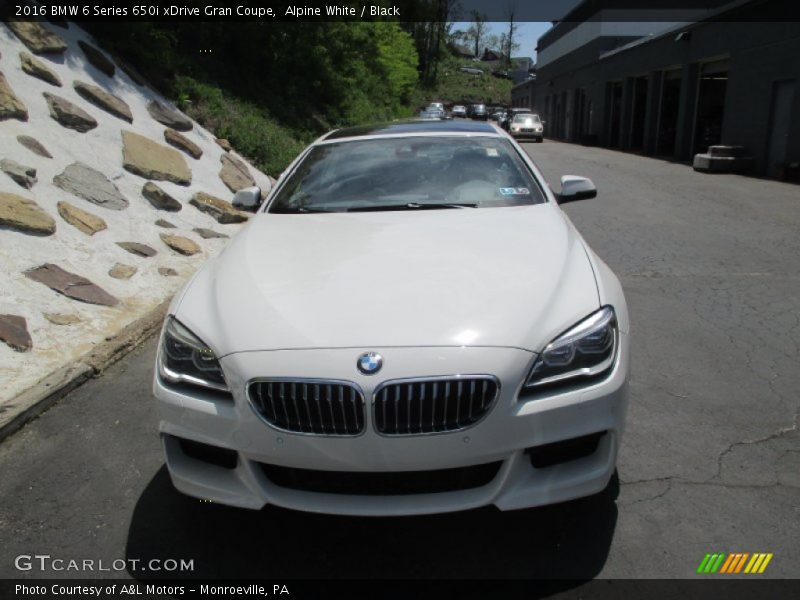 Alpine White / Black 2016 BMW 6 Series 650i xDrive Gran Coupe