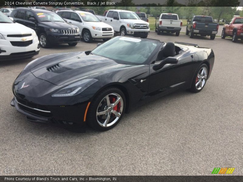 Black / Jet Black 2014 Chevrolet Corvette Stingray Convertible