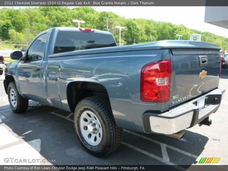 Blue Granite Metallic / Dark Titanium 2012 Chevrolet Silverado 1500 LS Regular Cab 4x4