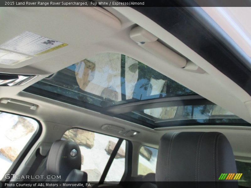 Sunroof of 2015 Range Rover Supercharged