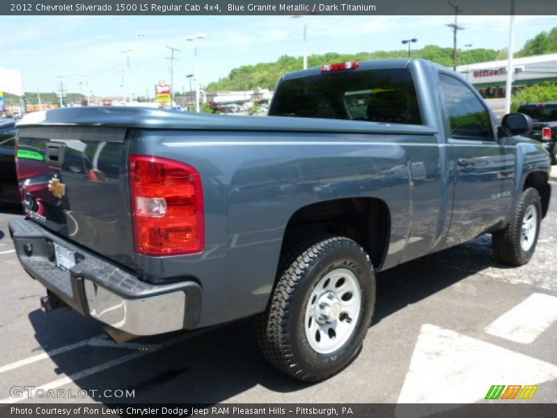 Blue Granite Metallic / Dark Titanium 2012 Chevrolet Silverado 1500 LS Regular Cab 4x4