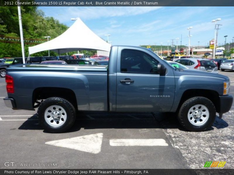Blue Granite Metallic / Dark Titanium 2012 Chevrolet Silverado 1500 LS Regular Cab 4x4