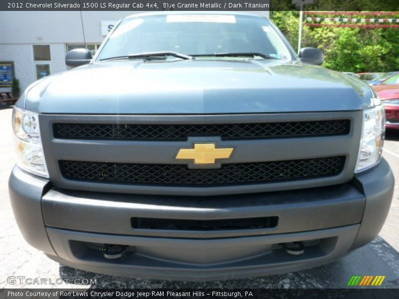 Blue Granite Metallic / Dark Titanium 2012 Chevrolet Silverado 1500 LS Regular Cab 4x4