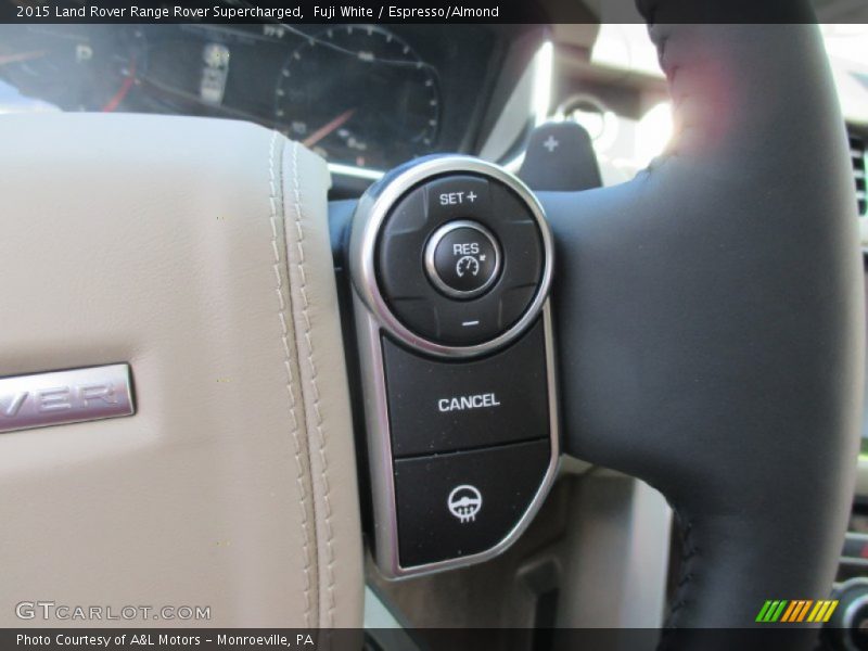 Controls of 2015 Range Rover Supercharged