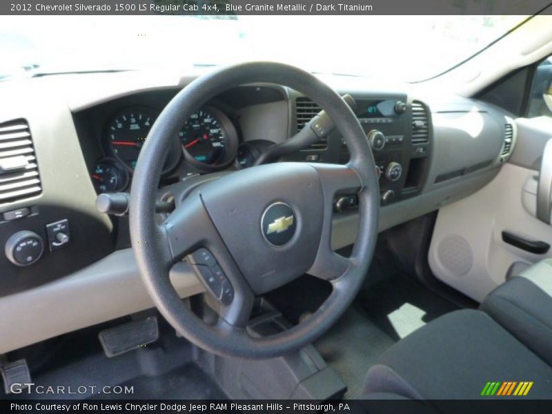 Blue Granite Metallic / Dark Titanium 2012 Chevrolet Silverado 1500 LS Regular Cab 4x4