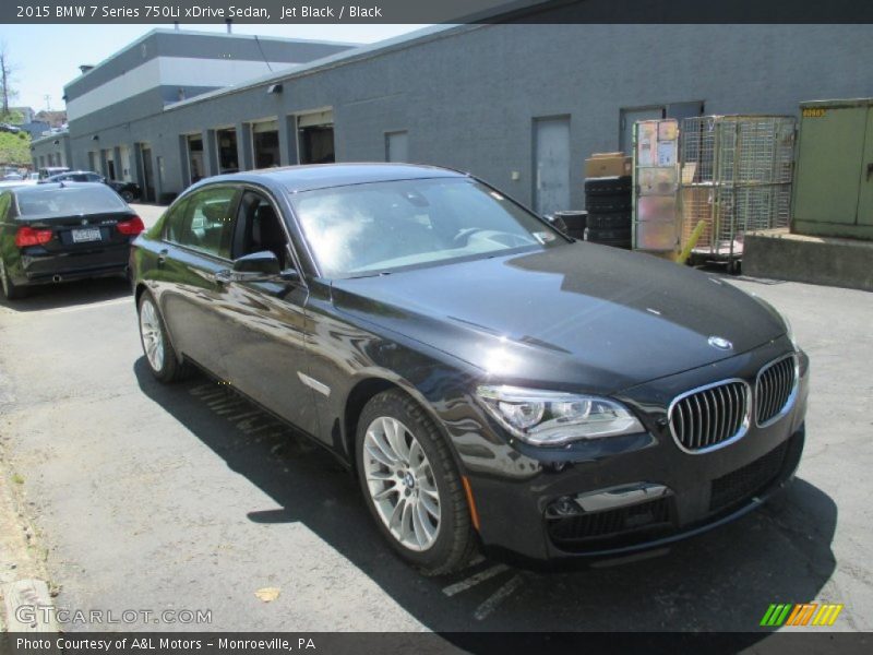 Jet Black / Black 2015 BMW 7 Series 750Li xDrive Sedan