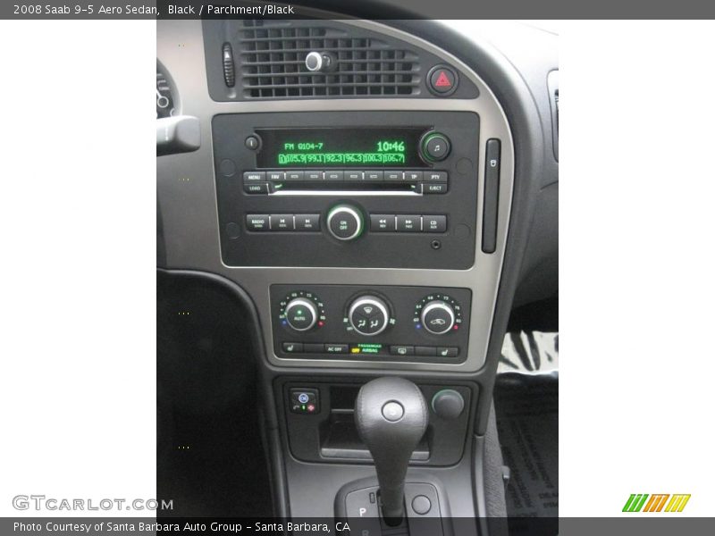Black / Parchment/Black 2008 Saab 9-5 Aero Sedan