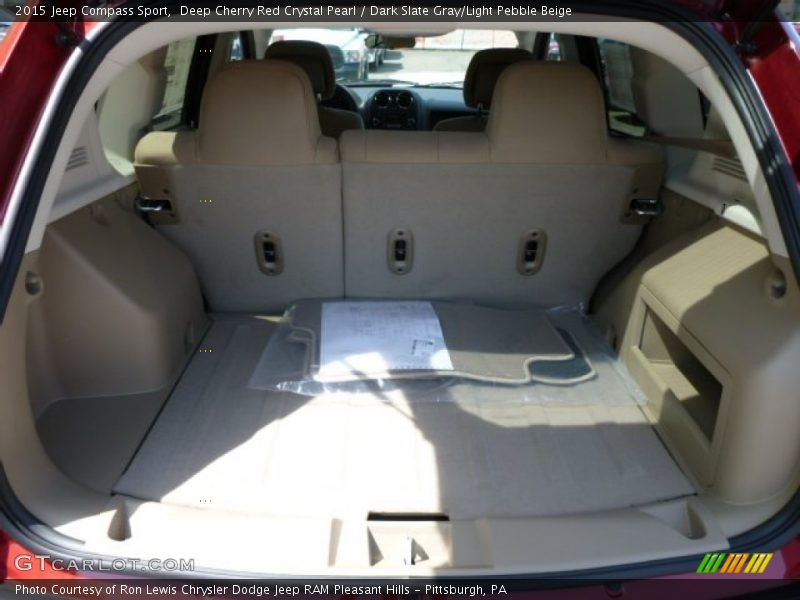 Deep Cherry Red Crystal Pearl / Dark Slate Gray/Light Pebble Beige 2015 Jeep Compass Sport
