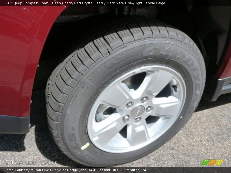 Deep Cherry Red Crystal Pearl / Dark Slate Gray/Light Pebble Beige 2015 Jeep Compass Sport