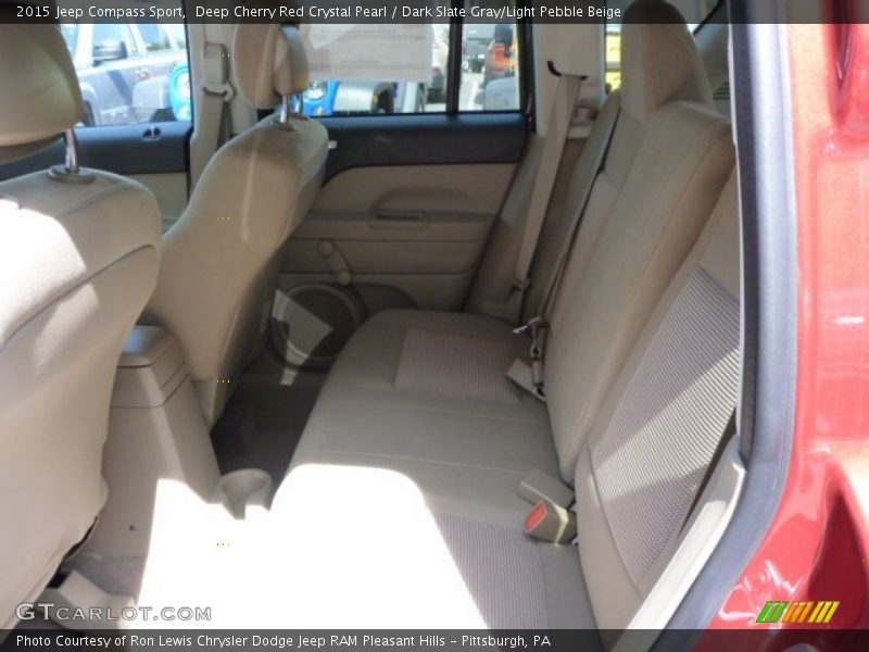 Deep Cherry Red Crystal Pearl / Dark Slate Gray/Light Pebble Beige 2015 Jeep Compass Sport