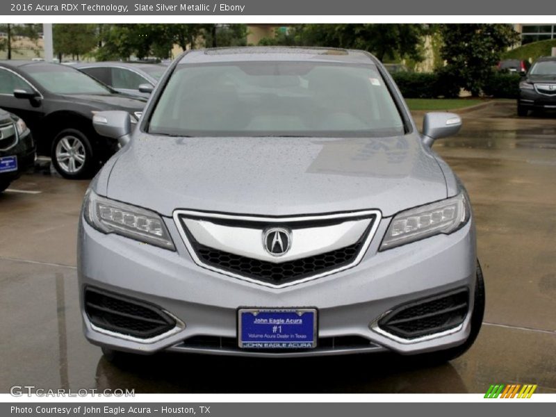 Slate Silver Metallic / Ebony 2016 Acura RDX Technology