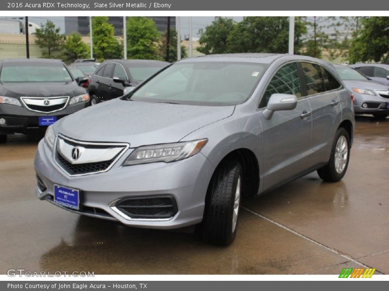 Slate Silver Metallic / Ebony 2016 Acura RDX Technology