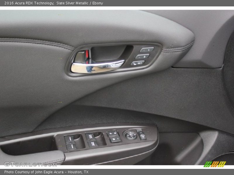 Slate Silver Metallic / Ebony 2016 Acura RDX Technology