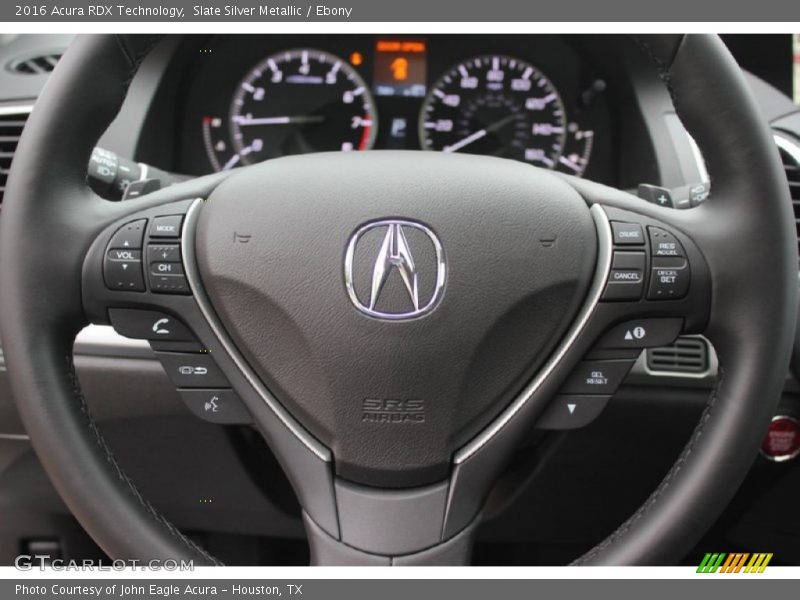 Slate Silver Metallic / Ebony 2016 Acura RDX Technology
