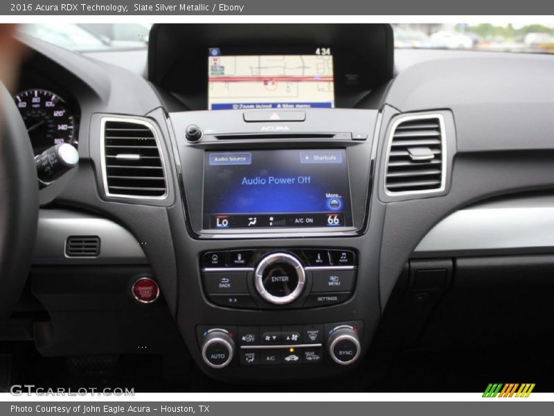 Slate Silver Metallic / Ebony 2016 Acura RDX Technology