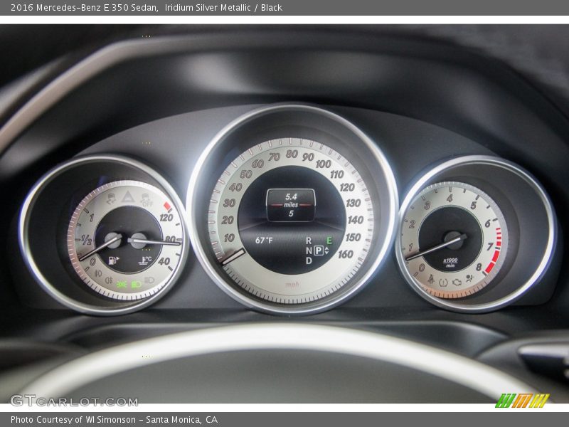 Iridium Silver Metallic / Black 2016 Mercedes-Benz E 350 Sedan